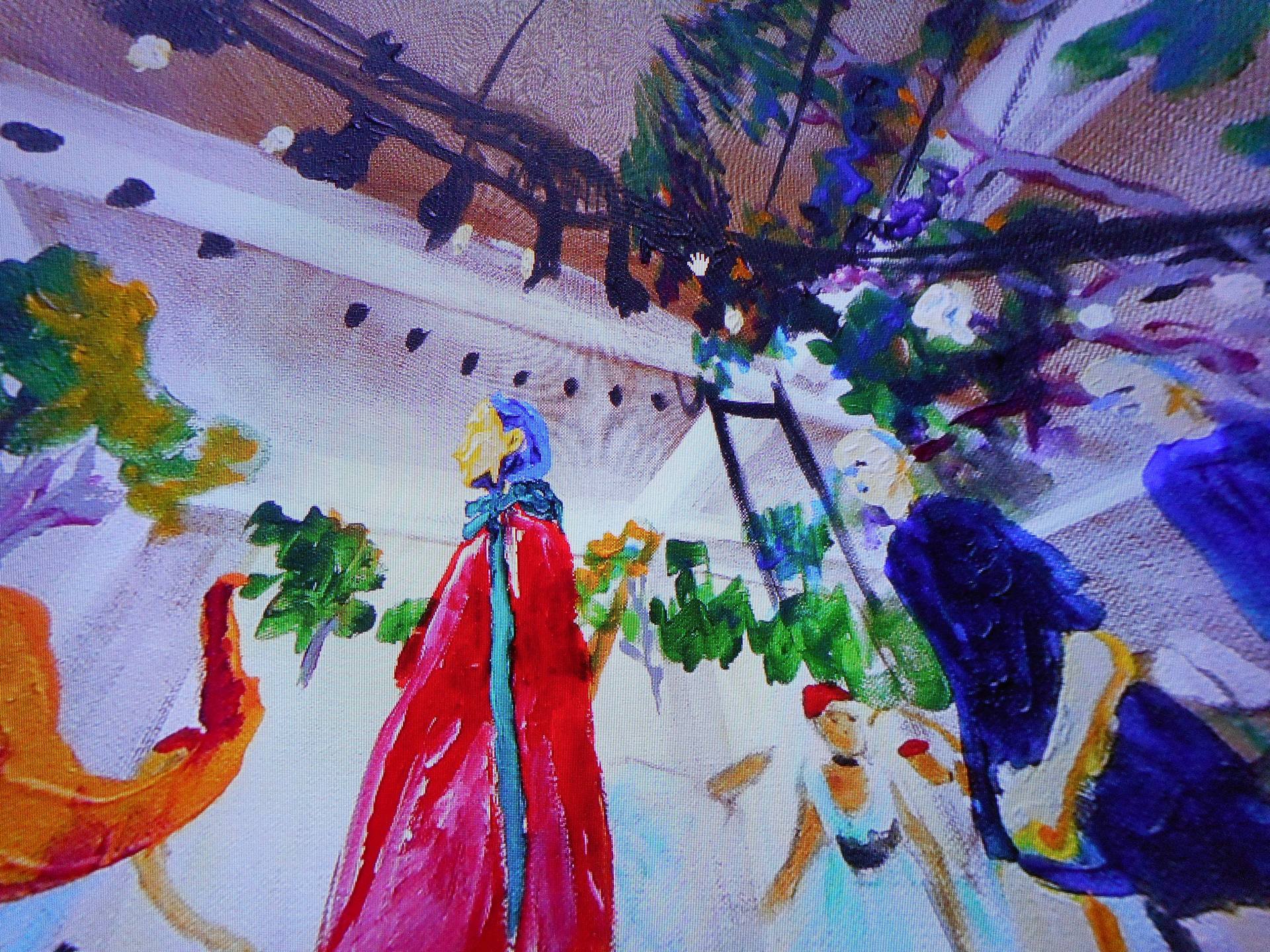 1920x1440 Saatchi Art Virtual Runway Painting By Haelyn Y - Runway Painting