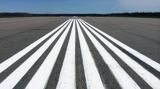 650x363 Signs Of Spring Runway Maintenance - Runway Painting
