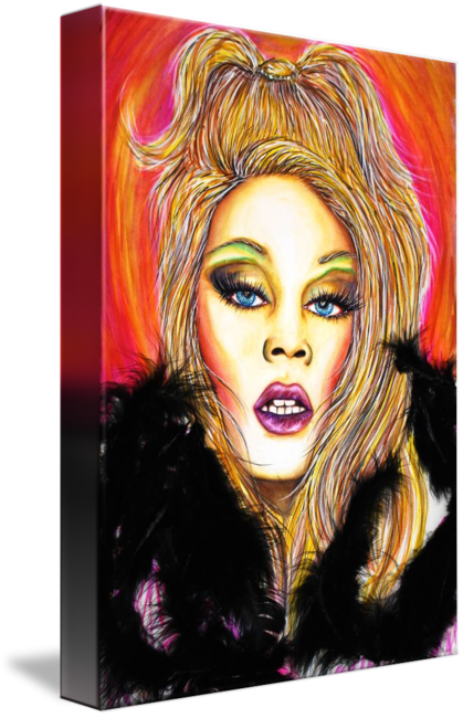 419x650 Rupaul By Joseph Lawrence Vasile - Rupaul Painting