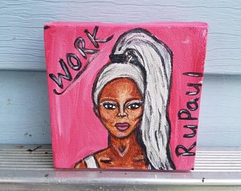 340x270 Rupaul Painting Etsy - Rupaul Painting