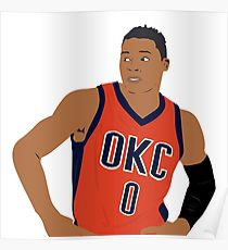 210x230 Russell Westbrook Drawing Posters Redbubble - Russell Westbrook Painting