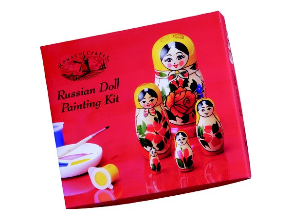 600x460 House Of Crafts Russian Doll Painting Kit - Russian Doll Painting