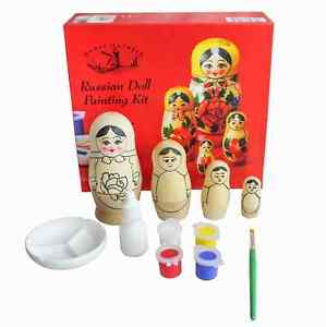 299x300 House Of Crafts Russian Doll Painting Kit Paint Your Own Wooden - Russian Doll Painting