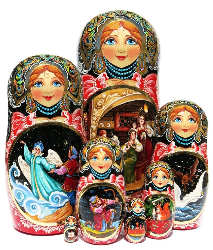 736x865 The 1275 Best Nesting Dollsmatryoshka Images - Russian Doll Painting
