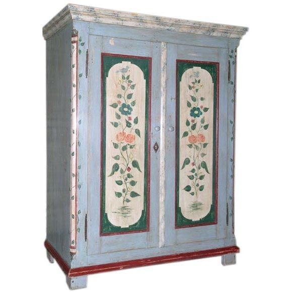 580x580 Scandinavian Swedish Furniture Importers Russian Folk Art Painted - Russian Folk Art Painting