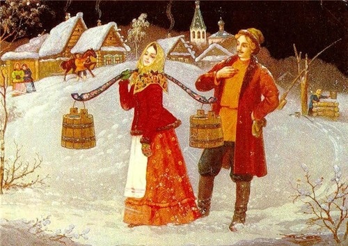 500x353 Beauty Will Save, Viola, Beauty In Everything - Russian Folk Art Painting