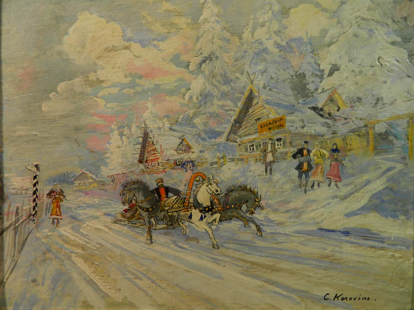 1333x1000 Constantin Korovine Russian Winter East Coast Fine Arts Llc - Russian Impressionist Painting