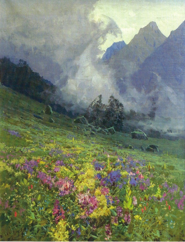 640x837 Pavel Grechishkin, Russian Landscape Painter Pavel Grechishkin - Russian Landscape Painting