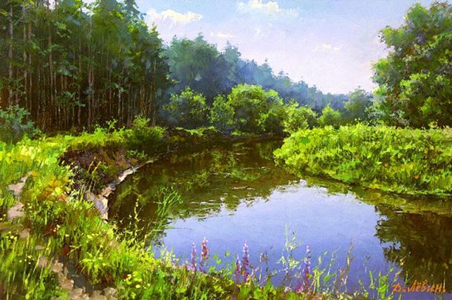640x424 Russian Landscape Paintings By Dmitry Levin - Russian Landscape Painting