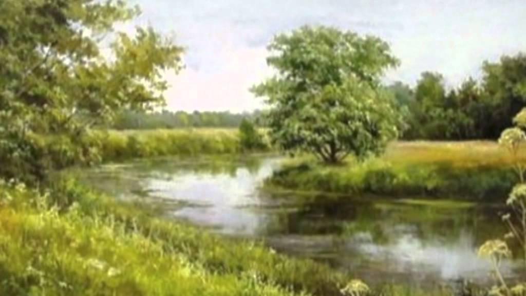1024x576 Video 2012 1 61 Folk Music8(Russia),russian Painting Landscapes - Russian Landscape Painting
