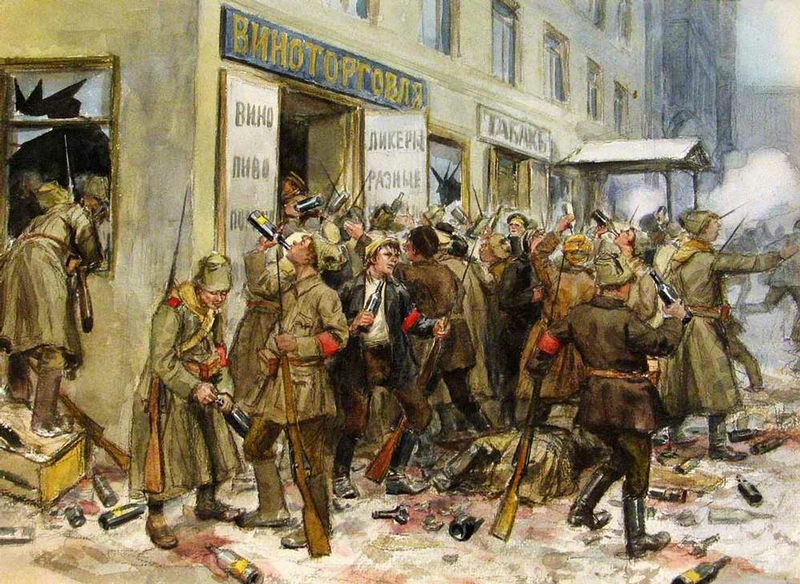 800x584 Revolution In Pictures English Russia - Russian Revolution Painting