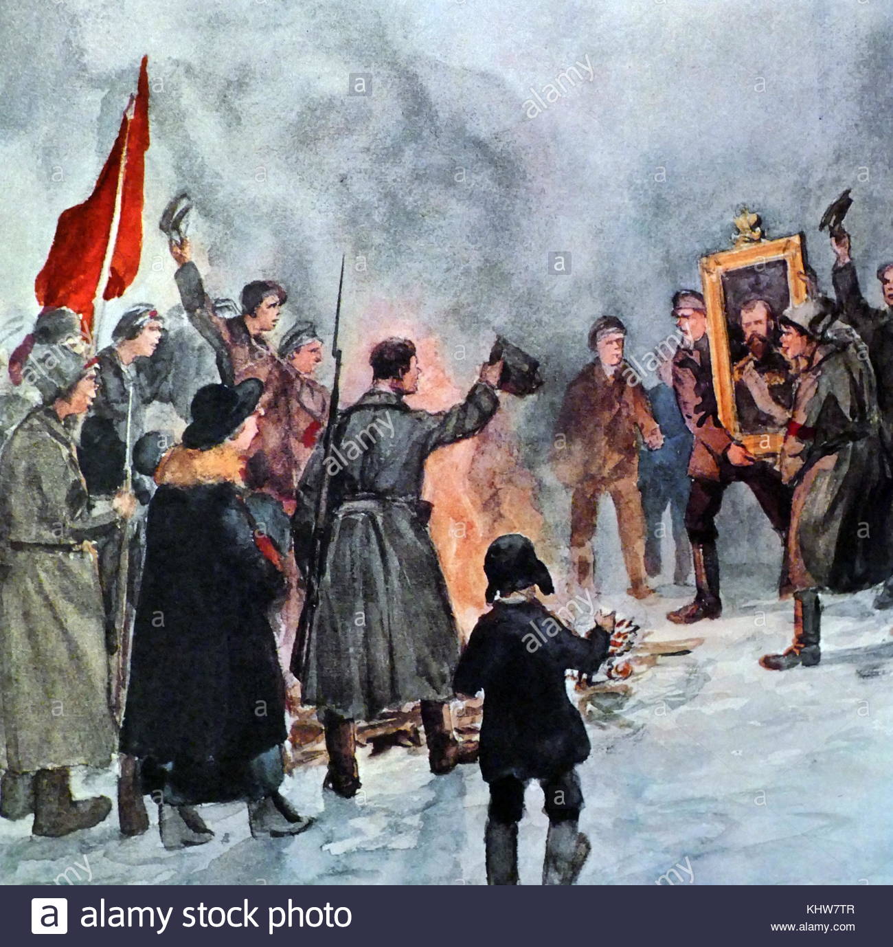 Russian Revolution Painting at PaintingValley.com | Explore collection ...