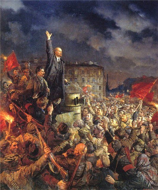 534x640 Soviet Art - Russian Revolution Painting