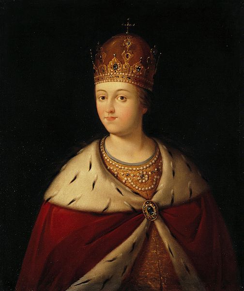 504x600 The Mad Monarchist Royal Profile Tsarevna Sophia Alekseyevna - Russian Royalty Painting