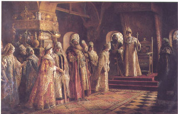 364x234 Russian Art - Russian Wedding Painting