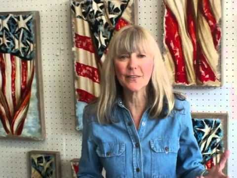 480x360 American Flag Paintings Flag Paintings - Rustic American Flag Painting