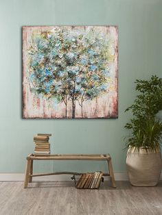 236x314 Original Handcrafted Abstract Acrylic Painting Textured Artwork - Rustic Canvas Painting