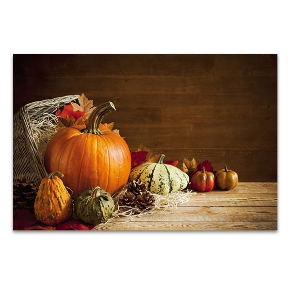 600x600 Rustic Autumn Canvas Art Print - Rustic Canvas Painting