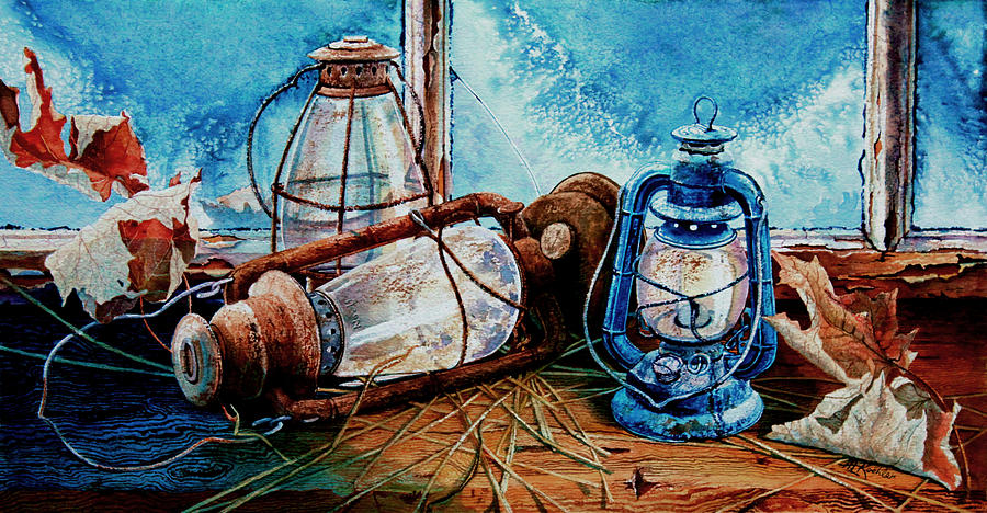 900x468 Rustic Relics Painting By Hanne Lore Koehler - Rustic Painting