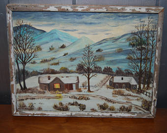 340x270 Rustic Painting Etsy - Rustic Painting