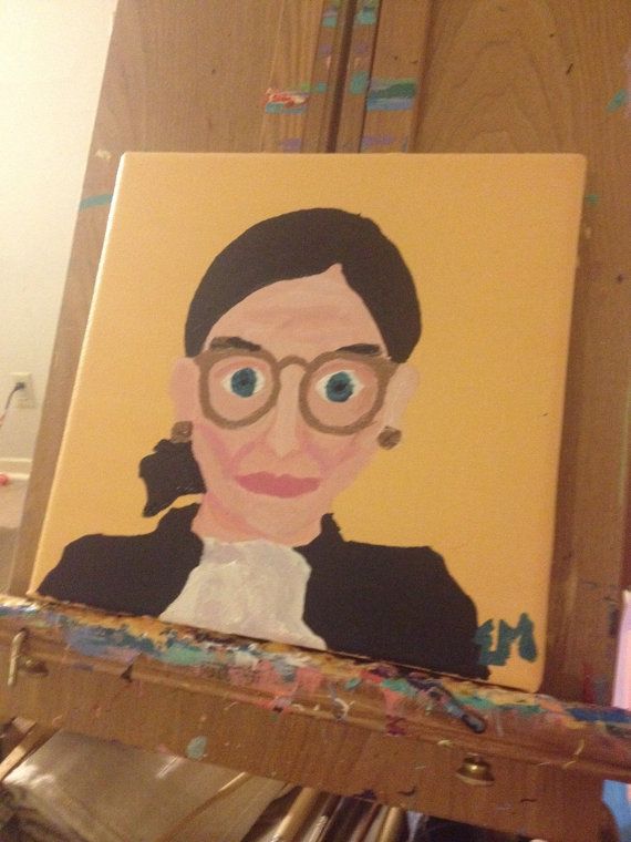 570x760 Ruth Bader Ginsburg (Notorious Rbg) Paintings - Ruth Bader Ginsburg Painting