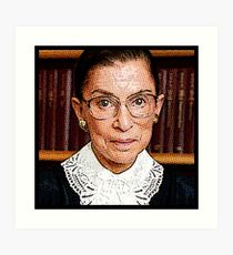 210x230 Ruth Bader Ginsburg Art Prints Redbubble - Ruth Bader Ginsburg Painting