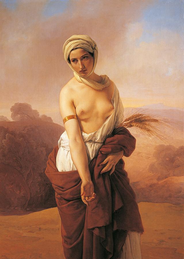 640x900 Ruth Painting By Francesco Hayez - Ruth Painting