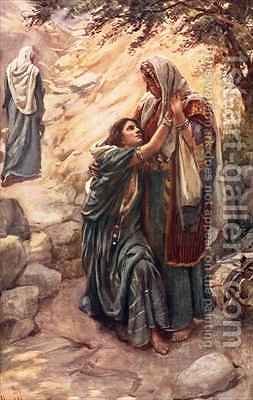 253x400 Ruth And Naomi Harold Copping Reproduction 1st Art Gallery - Ruth Painting