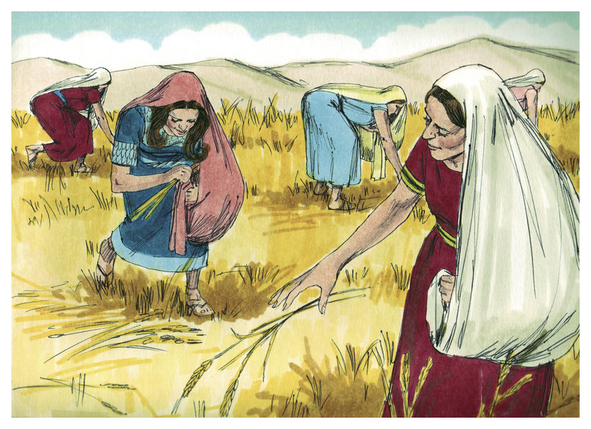 832x605 Megillat Ruth Modern Themes, Art And Song - Ruth Painting