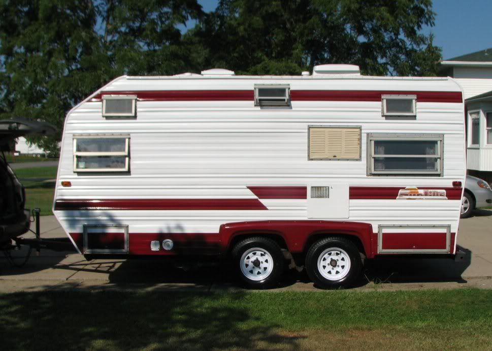 969x691 Spray Painted Camper They Used A Quality Brand Of Rattle Can - Rv Painting