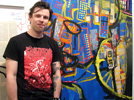 430x320 Ryan Adams Debuts Artwork - Ryan Adams Painting