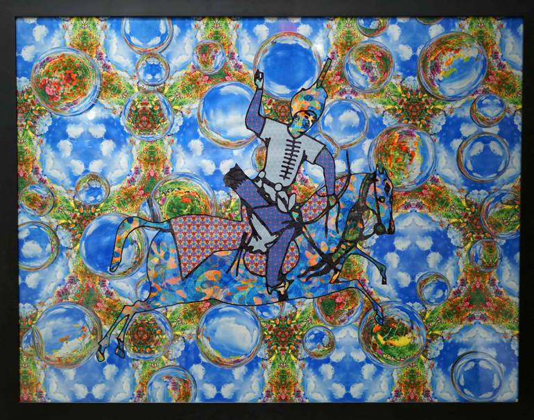 770x606 Saatchi Art Blue Sky Ryder Painting By Matthew Corones - Ryder Painting