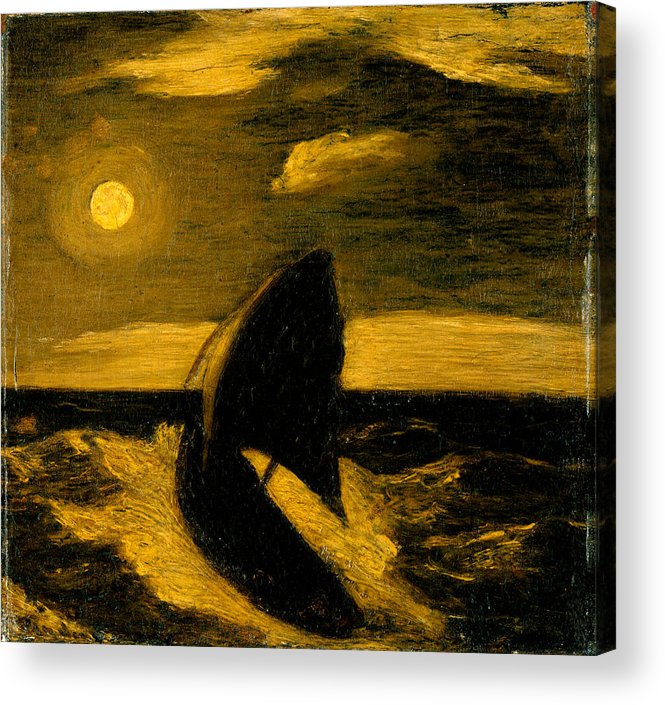 665x705 The Toilers Of The Sea Acrylic Print By Albert Pinkham Ryder - Ryder Painting Of The Sea
