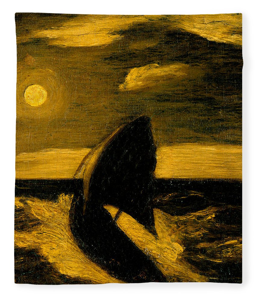 860x1000 The Toilers Of The Sea Fleece Blanket For Sale By Albert Pinkham Ryder - Ryder Painting Of The Sea