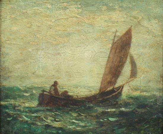 550x454 Toilers Of The Sea, Albert Pinkham Ryder, Oil On Canvas, 9 12 X - Ryder Painting Of The Sea