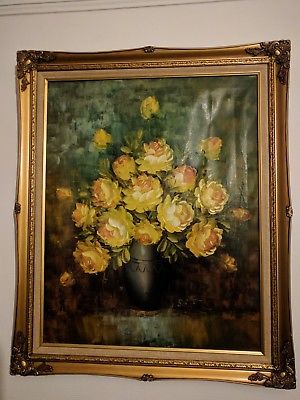 300x400 Large Oil Painting On Canvas S. Barton Beautiful Full Of Warm - S Barton Oil Painting