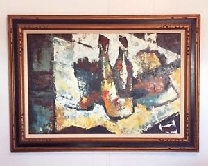 300x240 Original Oil Painting By Edward Barton, Impressionism, Spanish - S Barton Oil Painting