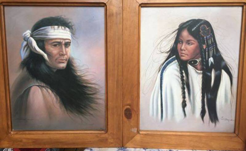 800x491 Native American Paintings By Garcia - S Garcia Indian Painting