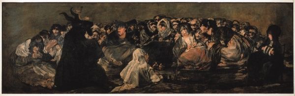 600x195 The Witches Sabbath (Sabbatical Scene). - Sabbath Painting