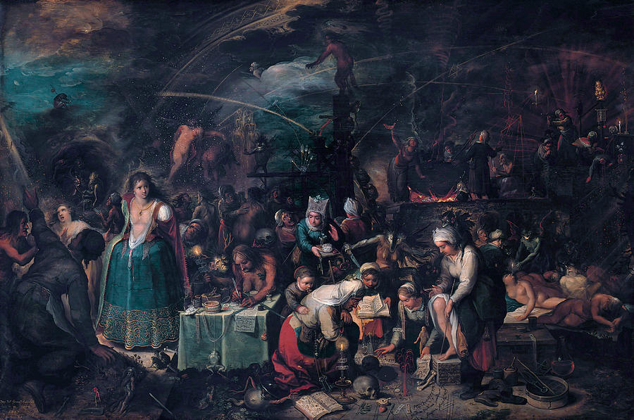900x597 The Witches Sabbath Painting By Frans Francken The Younger - Sabbath Painting