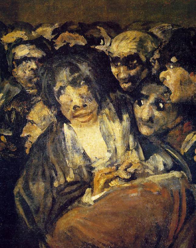 644x812 The Great Goat Or Witches Sabbath (Detail) By Francisco Goya - Sabbath Painting
