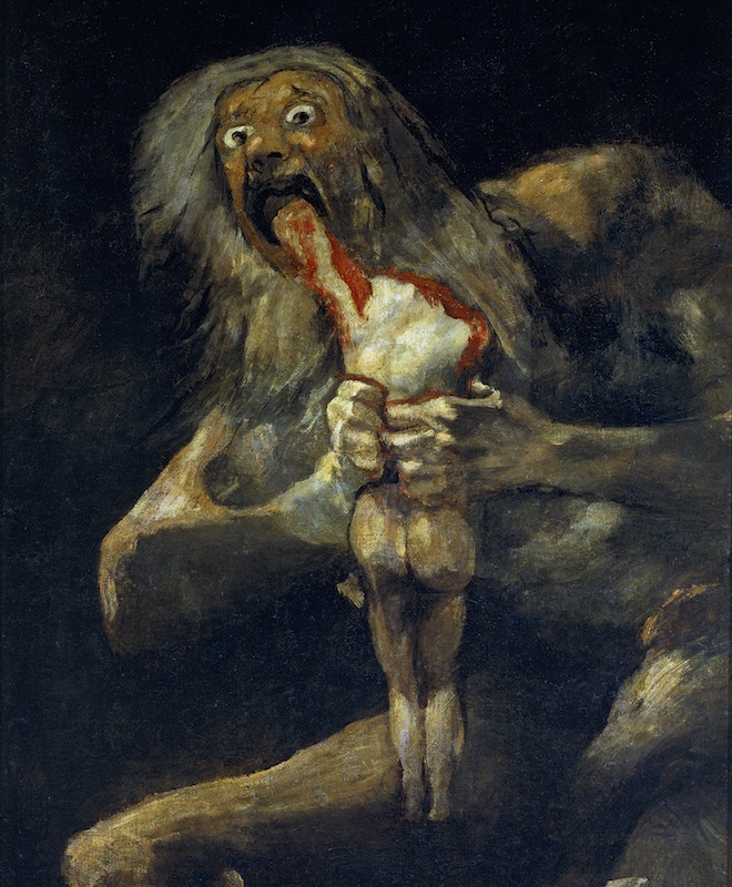 660x800 Two Black Paintings By Goya - Sabbath Painting