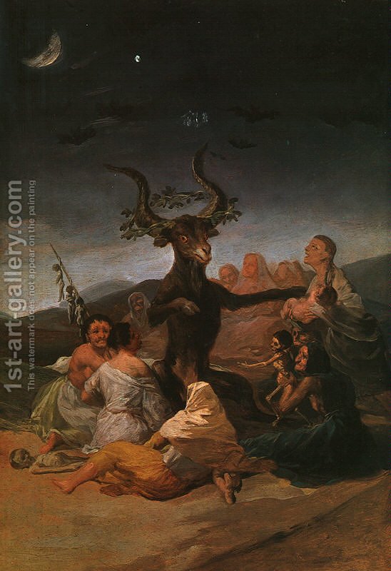 548x800 Witches Sabbath Goya Reproduction 1st Art Gallery - Sabbath Painting