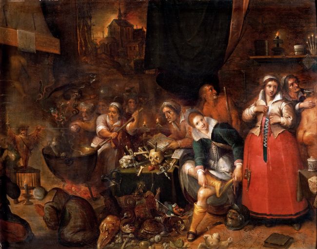 650x511 Witches Sabbath Painting Frans Francken Ii Oil Paintings - Sabbath Painting