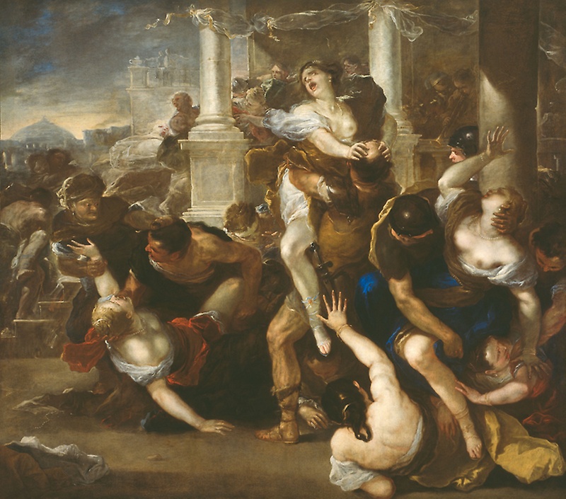 800x705 The Abduction Of The Sabine Women The Art Institute Of Chicago - Sabine Women Painting
