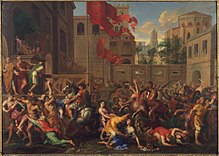 219x156 The Rape Of The Sabine Women - Sabine Women Painting