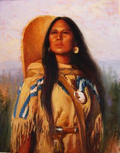 Sacagawea Painting at PaintingValley.com | Explore collection of ...