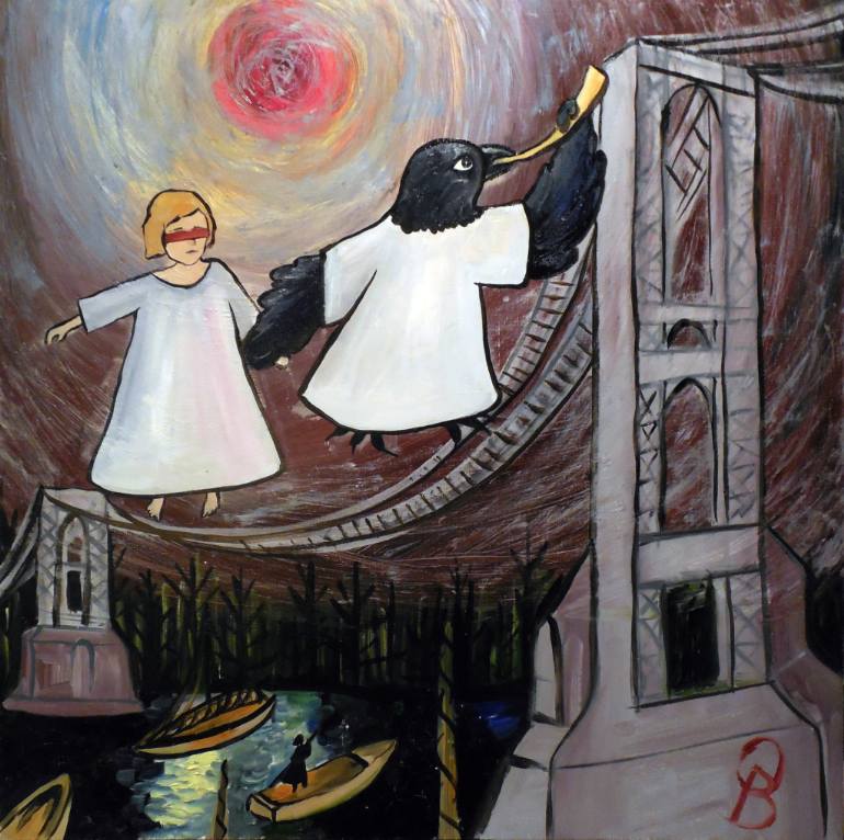 770x766 Saatchi Art Sacagawea Painting By Olga Volkova - Sacagawea Painting