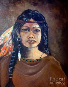 232x300 Sacagawea Paintings Fine Art America - Sacagawea Painting