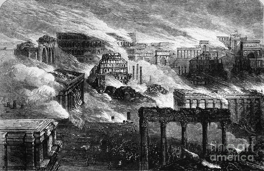 900x585 The Sack Of Rome Photograph By Granger - Sack Of Rome Painting